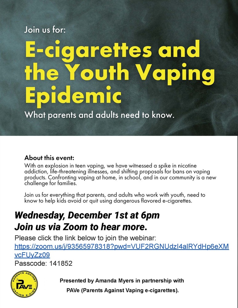e-cigarettes and vaping
