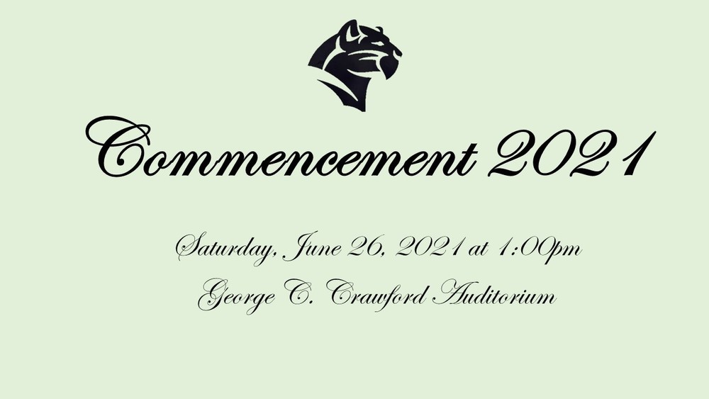 SECOND UPDATE - COMMENCEMENT 2021