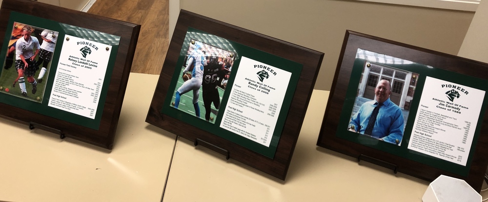 WELCOME TO THE WALL: THREE FORMER ATHLETES ENSHRINED