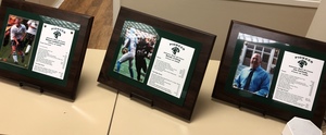 WELCOME TO THE WALL: THREE FORMER ATHLETES ENSHRINED