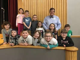 DELEVAN LITERACY NIGHT INCLUDED AUTHOR VISIT