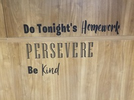 WRITING'S ON THE WALL WHEN INSPIRING MS STUDENTS